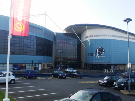 Ricoh Arena i Coventry hvor Champion of Champions 2016 bliver spillet