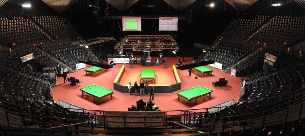 5 snookerborde i Tempodrom
