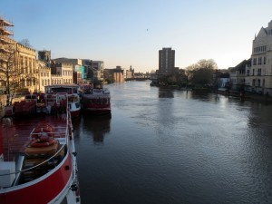 Ouse-floden fra Lendal Bridge